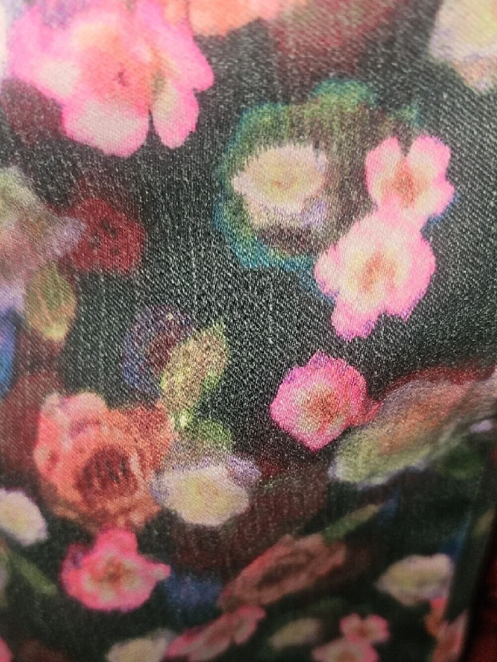 Justice Floral Skinny Jeans - Pink & Green